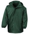 R160X Reversible Waterproof Fleece Jacket Bottle Green / Bottle Green colour image
