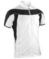 R188M Spiro Bikewear Full Zip Top White / Black colour image