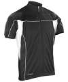 R188M Spiro Bikewear Full Zip Top Black / White colour image