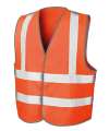 R201 Motorway Vest Fluorescent Orange colour image