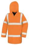 R218 Hi Vis Motorway Coat Fluorescent Orange colour image