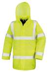 R218 Hi Vis Motorway Coat Fluorescent Yellow colour image