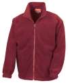 R36 Full Active Fleece Jacket Burgundy colour image