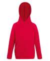 SS56B 62009 Kids Lightweight Hooded Sweat Red colour image