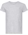 SS79B SS005 Girls Valueweight T Heather Grey colour image