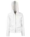 SS91 SS312 SS82 Lady-Fit Hooded Sweat Jacket White colour image
