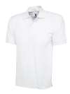 UC104 Premium Cotton Polo Shirt White colour image