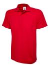 UC104 Premium Cotton Polo Shirt Red colour image