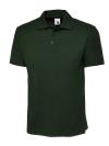 UC104 Premium Cotton Polo Shirt Bottle Green colour image