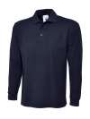 UC113 Longsleeve Poloshirt Navy colour image