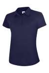 UC128 Ladies Super Cool Workwear Poloshirt Navy colour image