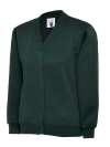 UC207 Children's Cardigan Bottle Green colour image