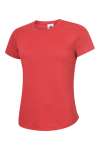 UC316 Ladies Sports T Shirt Red colour image
