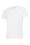 UC317 Classic V Neck T shirt White colour image