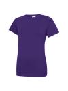 UC318 Ladies Classic Crew Neck T Shirt Purple colour image