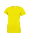 UC318 Ladies Classic Crew Neck T Shirt Yellow colour image