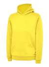 UC503 Children's Hooded Sweatshirt Yellow colour image
