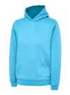 UC503 Children's Hooded Sweatshirt Sky Blue colour image