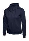 UC505 Ladies Classic Full Zip Hooded Sweatshirt Navy colour image