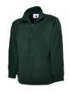 UC602 Premium 1/4 Zip Fleece Bottle Green colour image