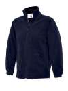 UC603 Children's Full Zip Fleece Navy colour image