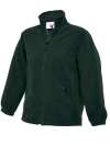 UC603 Children's Full Zip Fleece Bottle Green colour image