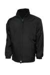 UC605 Premium Reversible Fleece Jacket Black colour image