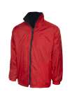 UC606 Childrens Reversible Fleece Jacket Red / Navy colour image