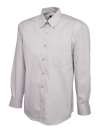 UC701 Mens Pinpoint Oxford Full Sleeve Shirt Silver Grey colour image