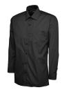UC709 Mens Poplin full Sleeve Shirt Black colour image