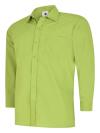 UC709 Mens Poplin full Sleeve Shirt Lime colour image