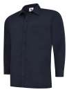 UC709 Mens Poplin Full Sleeve Shirt Navy colour image