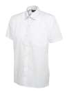 UC710 Mens Poplin Half Sleeve Shirt White colour image