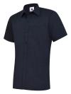 UC710 Mens Poplin Half Sleeve Shirt Navy colour image