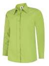 UC711 Ladies Poplin Full Sleeve Shirt Lime colour image