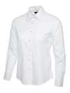 UC711 Ladies Poplin Full Sleeve Shirt White colour image