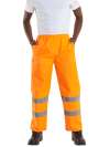 UC807 Hi Viz Trousers Fluoresc Orange colour image