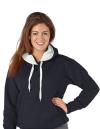 RK25 Ultimate Contrast Hooded Sweatshirt Navy / White colour image
