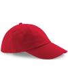 B57 Low Profile Heavy Brushed Cotton Cap Red colour image