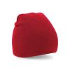 B44 Pull On Beanie Hat Classic Red colour image
