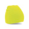 B44 Pull on Beanie Hat Flourescent Yellow colour image