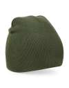 B44 Pull On Beanie Hat Olive Green colour image
