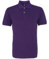AQ010 Mens Classic Fit Cotton Polo Purple Heather colour image