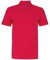 AQ010 Mens Classic Fit Cotton Polo Hot Pink colour image
