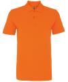 AQ010 Mens Classic Fit Cotton Polo Orange colour image