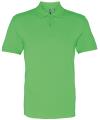 AQ010 Mens Classic Fit Cotton Polo Lime colour image