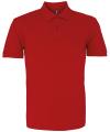 AQ010 Mens Classic Fit Cotton Polo Cardinal Red colour image