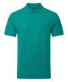 AQ010 Mens Classic Fit Cotton Polo Jade colour image