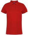 AQ020 Ladies Classic Fit Polo Shirt Cherry Red colour image