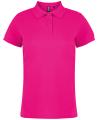 AQ020 Ladies Classic Fit Polo Shirt Hot Pink colour image